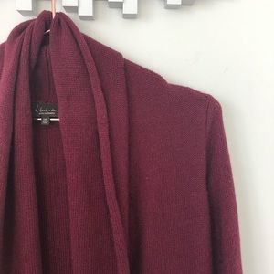 Aritzia | Sweaters | Babaton Maroon Beekman Cardigan | Poshmark